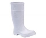 Bota de PVC fabricada con compuesto de PVC modificado con excelentes propiedades de resistencia a grasas, sangre, aceites animales y vegetales, ácido láctico y detergentes, ideal para trabajos con cambios bruscos de temperaturas, en un rango de operaci