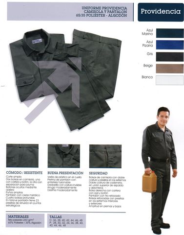 UNIFORME 65/35 POLIESTER ALGODON