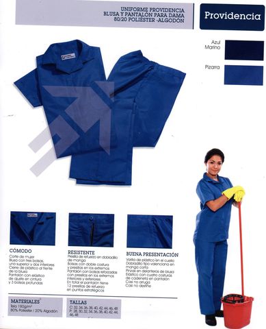 UNIFORME DAMA 80/20 POLIESTER-ALGODON