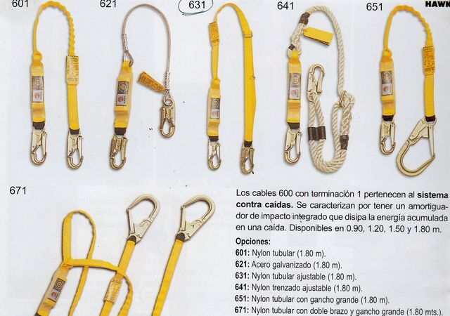 CABLES DE SEGURIDAD MCA. HAWK