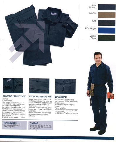 UNIFORME 100% ALGODON