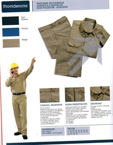 UNIFORME 80/20 POLIESTER -ALGODON