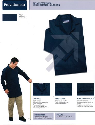 BATA HOMBRE 65/35 POLIESTER-ALGODON